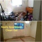 Nasty apartment clean out in Windsor, CO by Fort Collins Junk Removal and Demo.