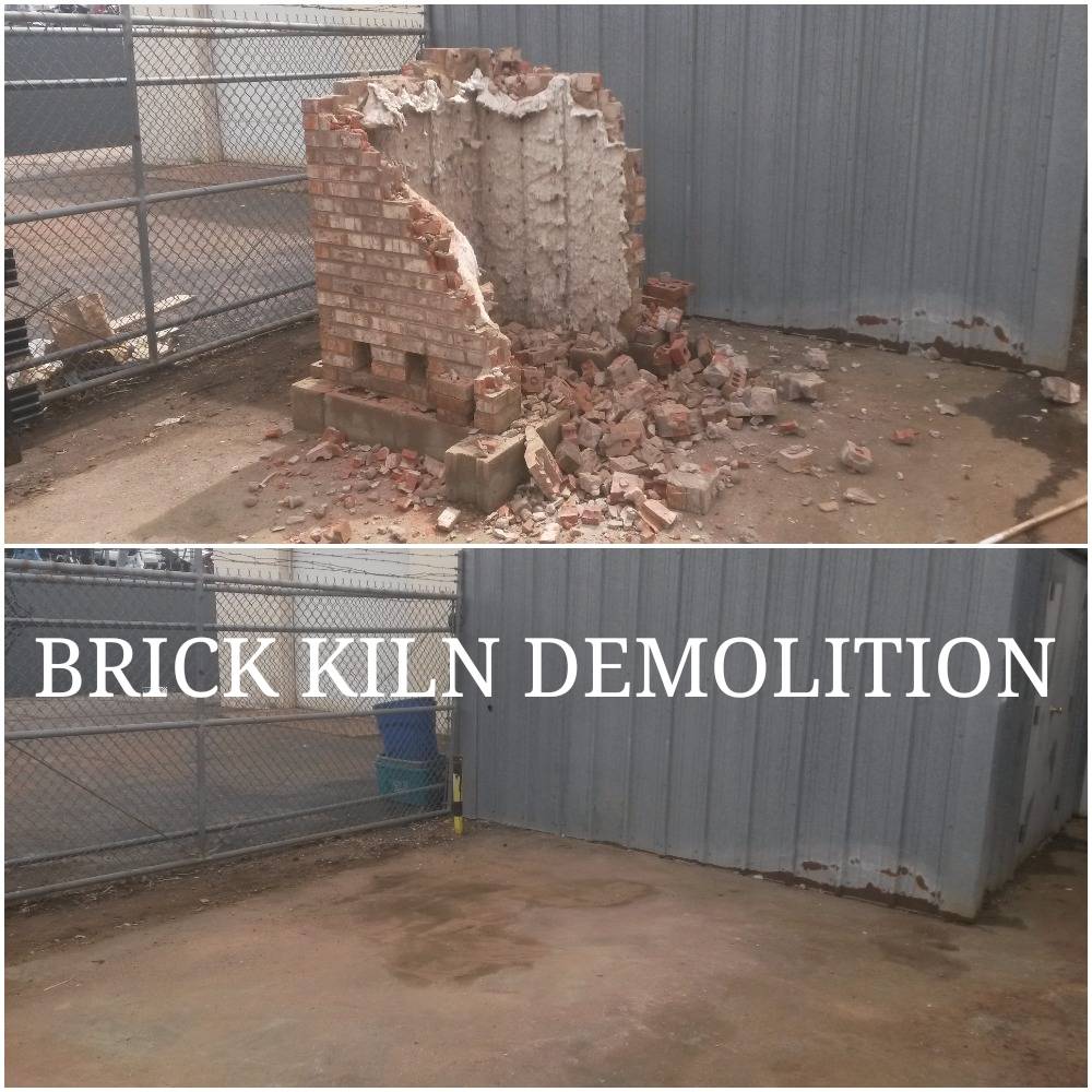 Brick kiln demolition in Loveland