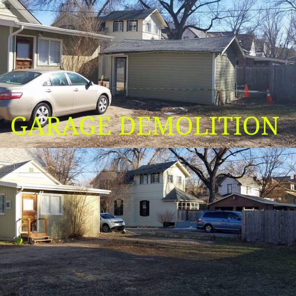 Garage Demo Before/After