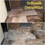 Loveland patio and sidewalk demolition service, before and after concrete removal – Fort Collins Junk Removal and Demo
