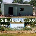 Shed demolition service in Windsor, CO by Fort Collins Junk Removal and Demo.