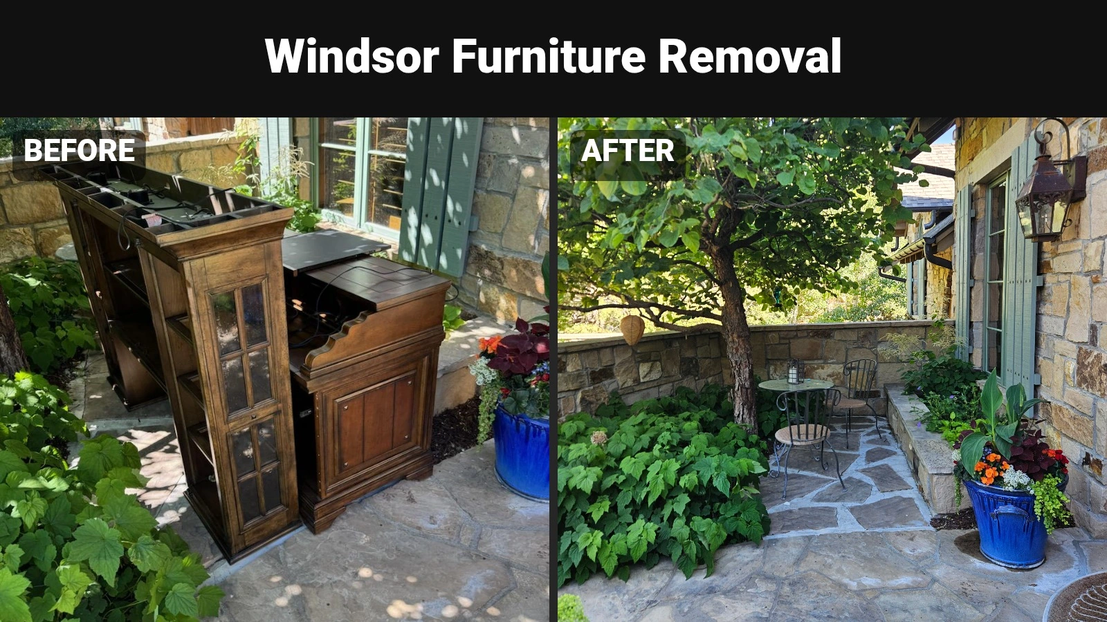 Windsor Furniture Removal before and after